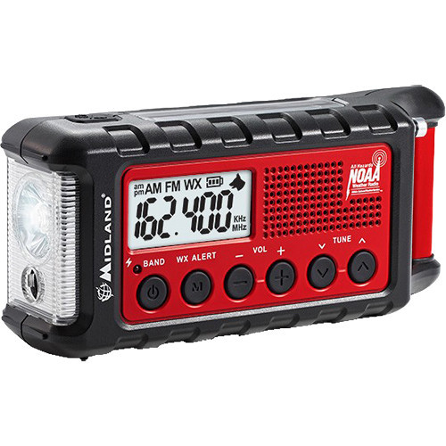 Midland E+Ready ER310 Emergency Crank Weather Alert Radio - ER310