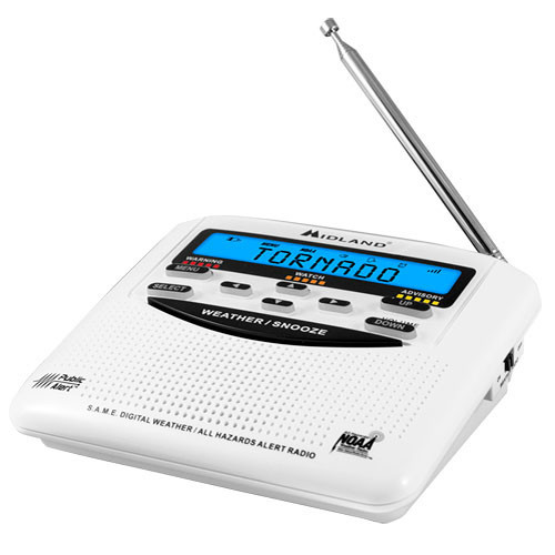 Midland WR-120 Emergency Weather Alert Radio - WR-120B