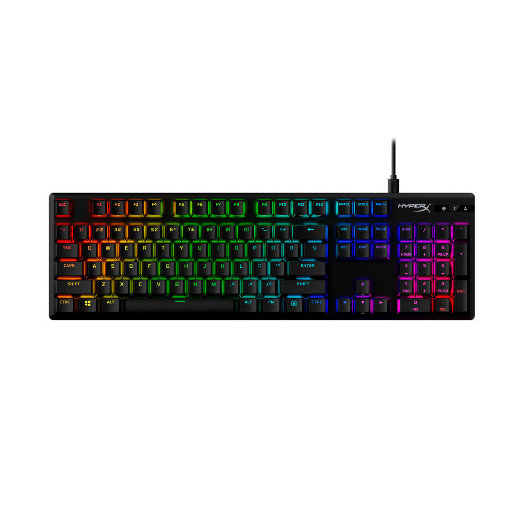 HyperX Alloy Origins Core PBT HX Aqua - Mechanical Gaming Keyboard, Color - Black - 639N9AA#ABA