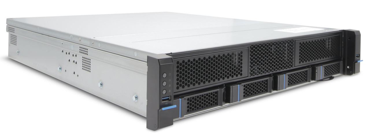 Exacq IP 2U Rackmount A-Series Exacqvision NVR With 8 IP Licenses (64 Max). Up To 72TB Internal JBOD Storage. Windows 10 Iot Ent LTSC Or Linux Ubuntu 22.04 LTS OS On SSD, 8GB RAM, Dual 2.5gbe On-Board - IP08-24T-2AL