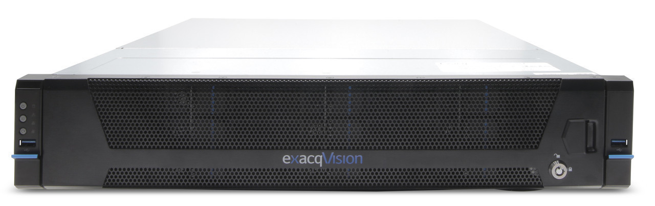 Exacq IP 2U Rackmount A-Series Exacqvision NVR With 8 IP Licenses (64 Max). Up To 72TB Internal JBOD Storage. Windows 10 Iot Ent LTSC Or Linux Ubuntu 22.04 LTS OS On SSD, 8GB RAM, Dual 2.5gbe On-Board - IP08-36T-2AL