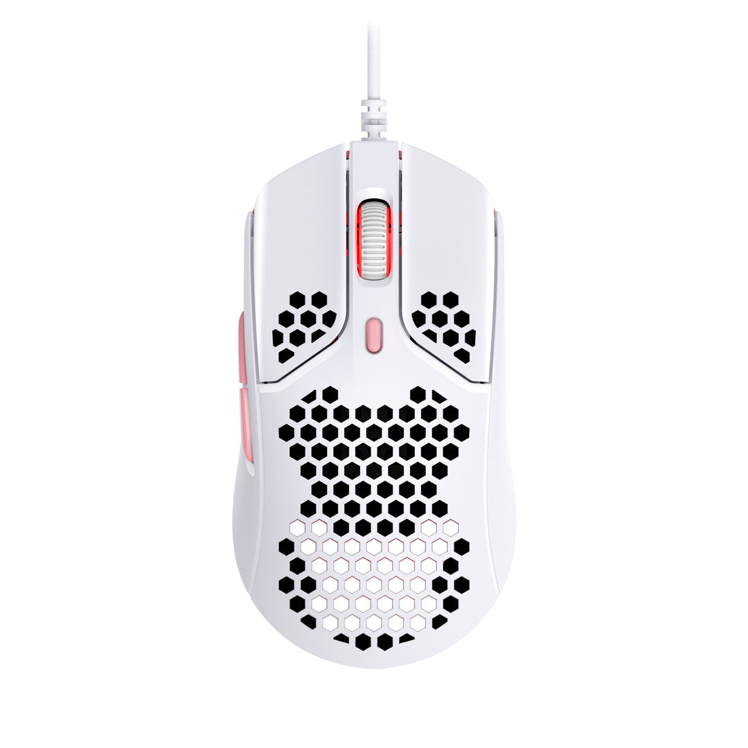 HyperX Pulsefire Haste - Gaming Mouse, Color - White-Pink - 4P5E4AA