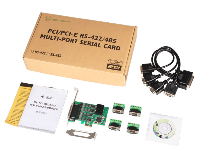 IO Crest PCIe to 4 Ports High Speed Serial RS-422/485 Card - IO-PCE354-PR4S