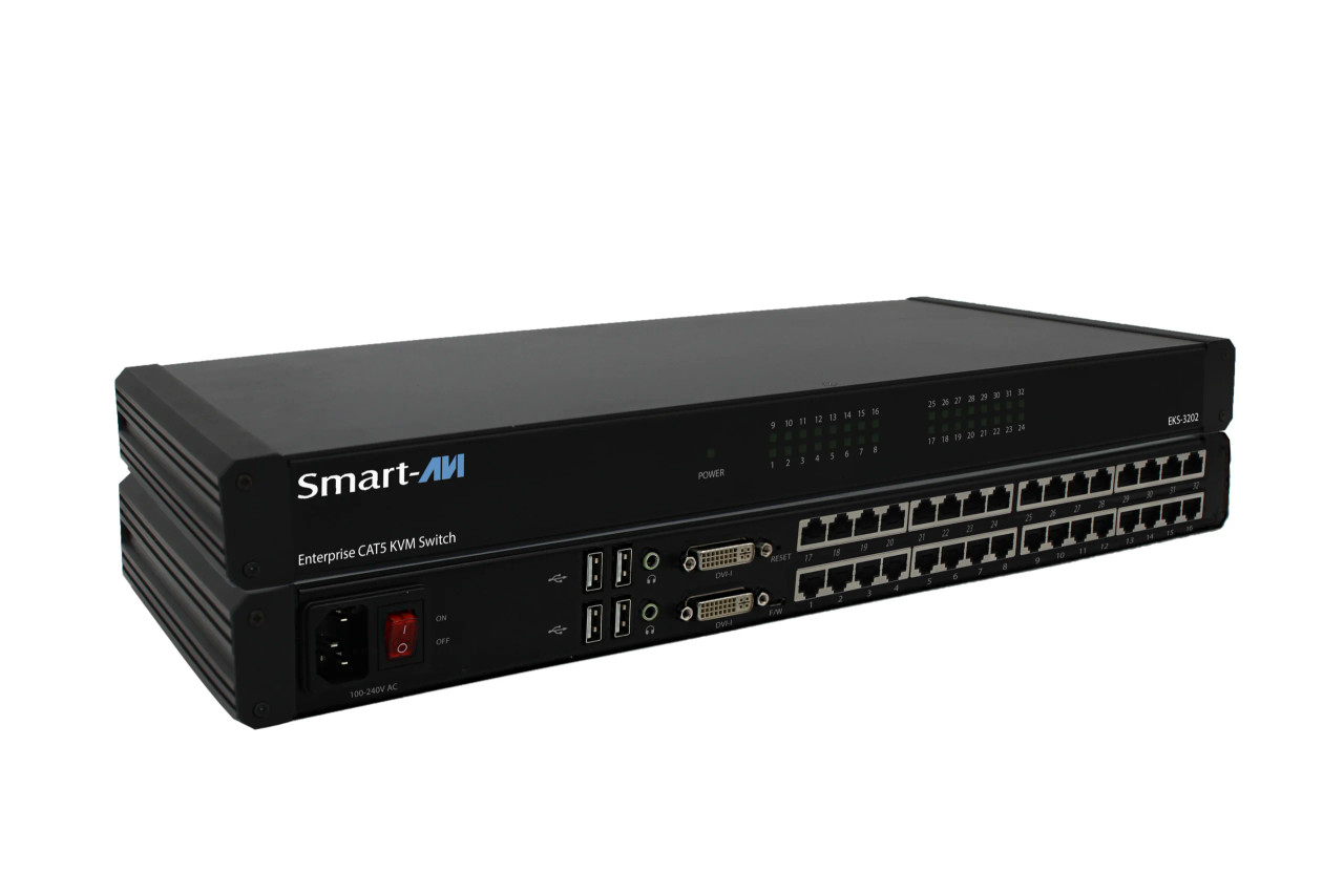 Smartavi Enterprise CAT5 KVM Switch with 32 Ports and 2 Users -EKS-3202
