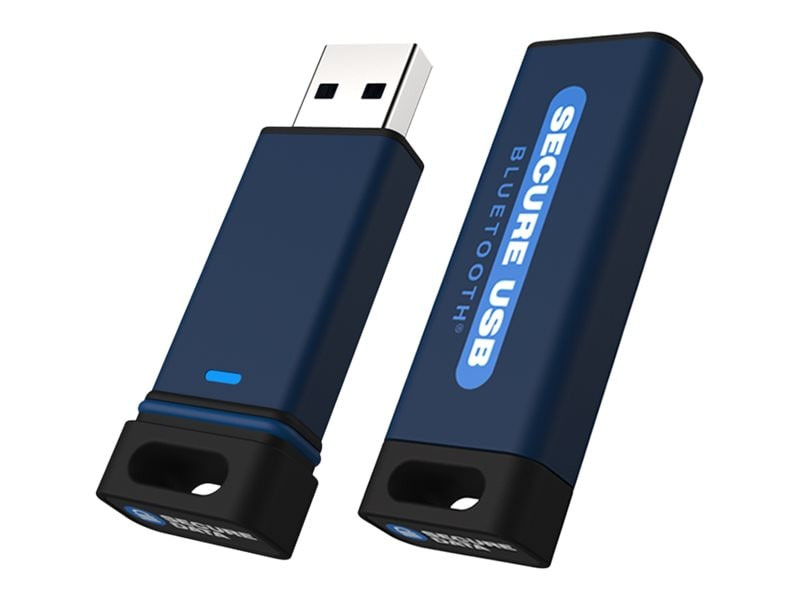 Securedata SecureUSB Bluetooth Bluetooth 256GB 256-bit Hardware Encrypted USB 3.0 Unlock via Mobile App FIPS-140-2 Level 3 Validated TAA Compliant CJIS Compliant - SU-BT-BU-256