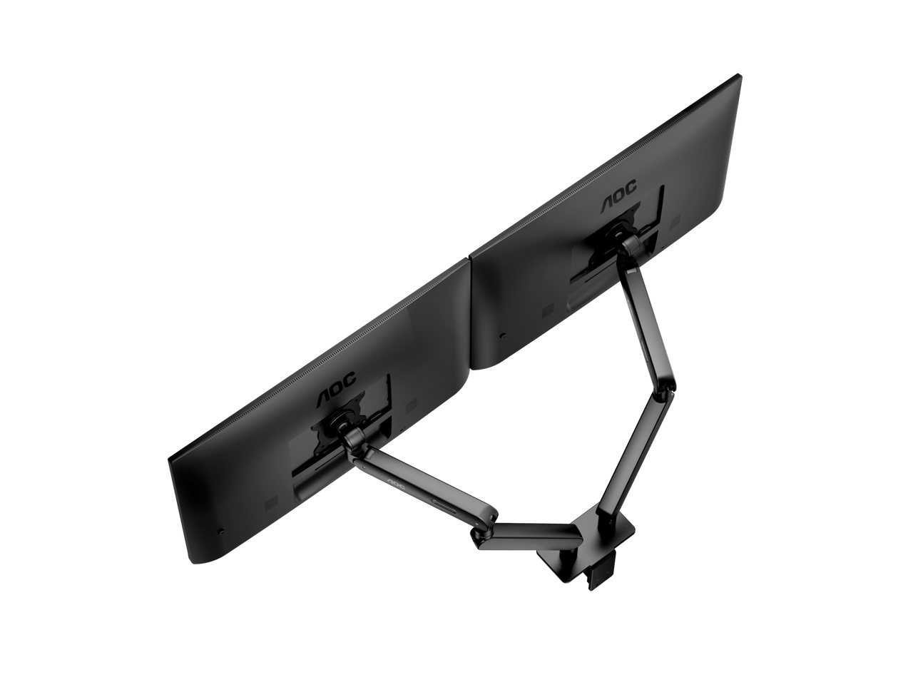 AOC AM420B - GAMING Dual Arm - Seamlessly Integrate, Maximize Space, And Manage Cables - Enhance Your Workspace
