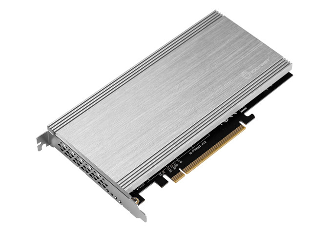 IO Crest PCIe3.0x16 to 4x M.2 NVMe Adapter Card - IO-PCE34M2-01