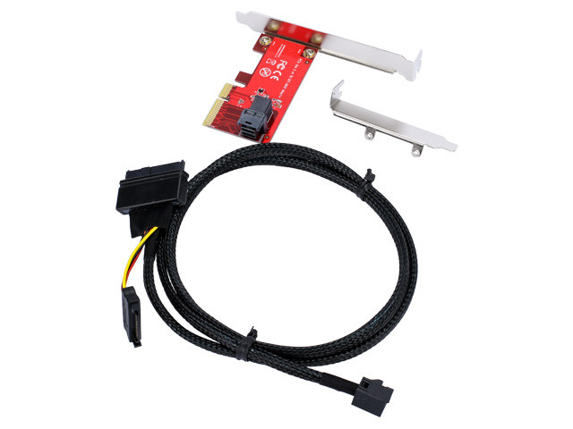 IO Crest PCIe to U.2 (SFF-8643) Gen 3 /4 -Lane Card - IO-PCE4X-U2