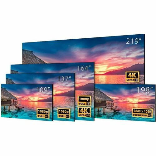 Planar Direct Light Pro Complete UHD 164 LED Video Wall - 164" LCD - High Dynamic Range (HDR) - 24 Hours/7 Days Operation - 3840 x 2160 - 16:9 - 4K UHD - Direct View LED - 1000 Nit - 2160p - HDMI - USB - SerialEthernet - TAA Compliant -998-3565-00