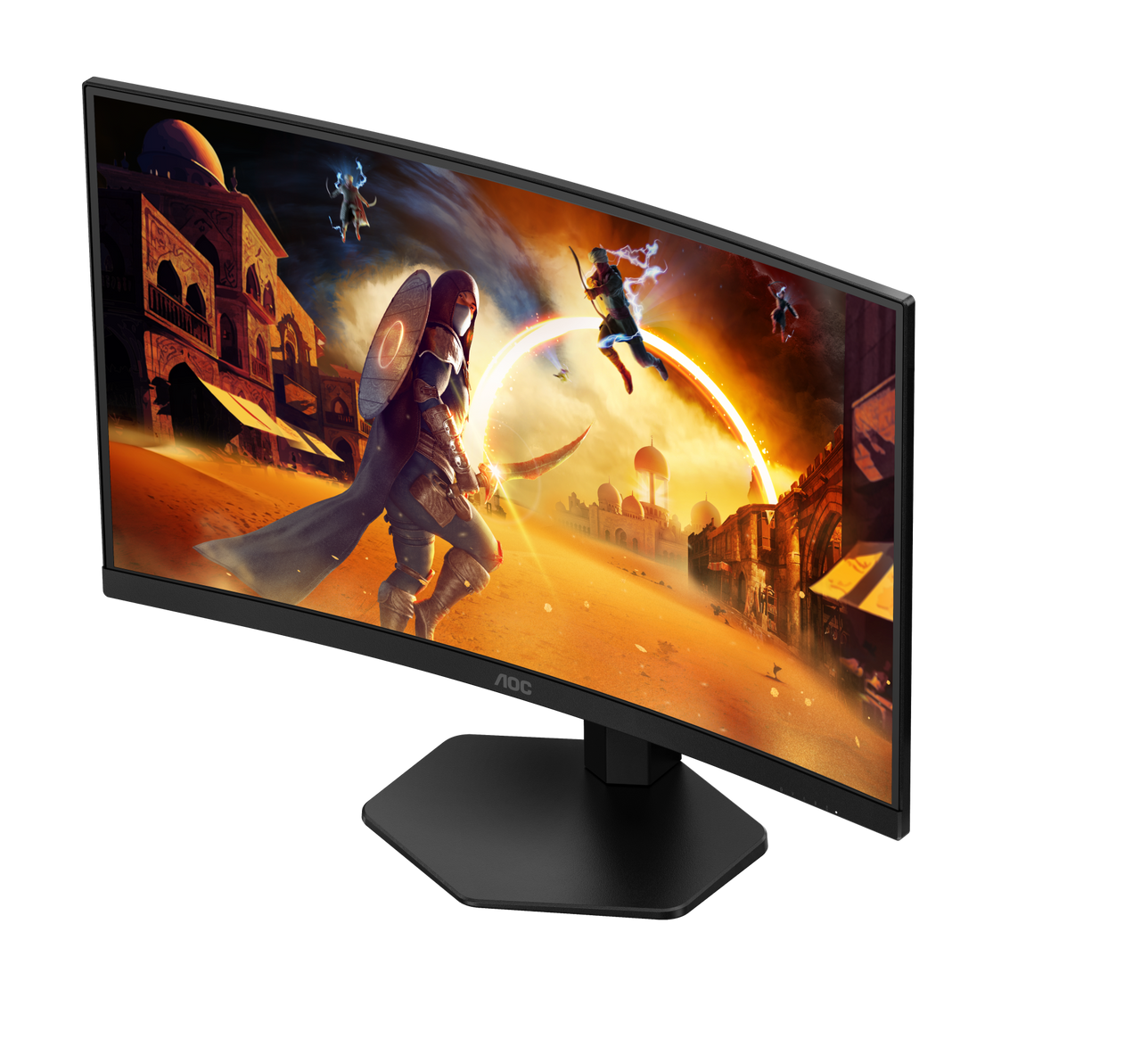 AOC C27G4ZXU 27" Full HD Curved Monitor, 1920x1080 Resolution, HDR10 Support, An Exceptional 280Hz Refresh Rate, And Immersive Curved Design