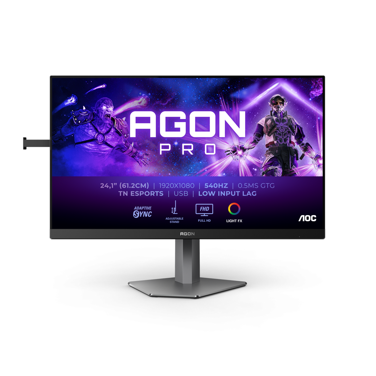 AOC AG246FK 24.1-Inch Full HD Monitor Designed For Esports Excellence Featuring A Refresh Rate At 540Hz For Top-Tier Performance