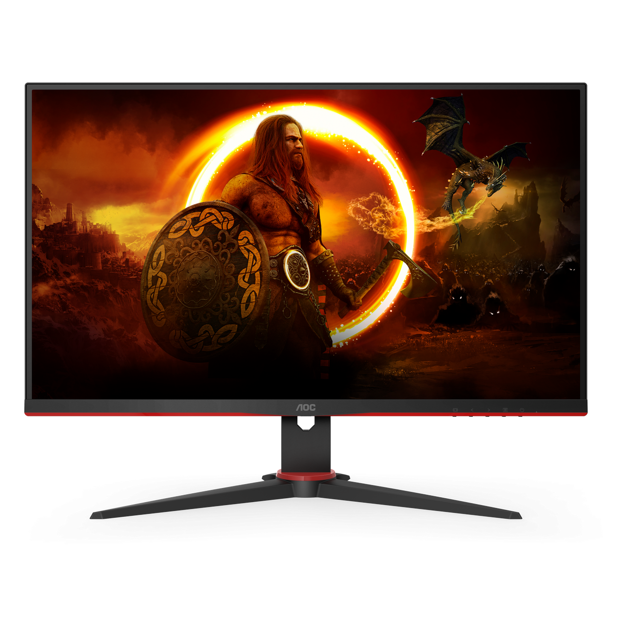 AOC 27G2ZNE/BK Super Fast 27” FHD VA Gaming Monitor With Refresh Rate 240Hz, Adaptive Sync, Low Input Lag And 1 Ms MPRT To Take Your Performance To The Next Level
