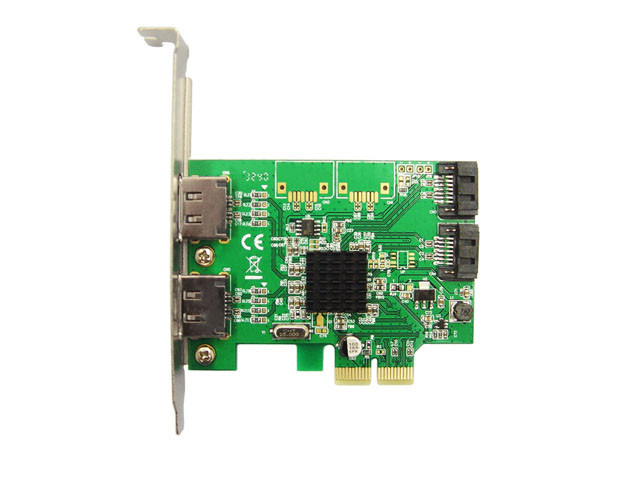 IO Crest PCIe to 2 External SATA and 2 Internal SATA III 6G Raid Card - IO-PCE9230-2E2R
