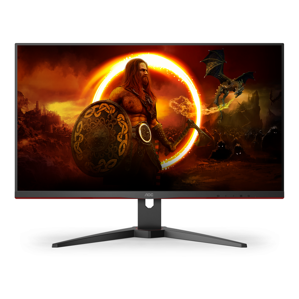 AOC U28G2XU2/BK 4K UHD 3840x2160 Monitor with HDMI 2.1, 144Hz, Low Input Lag and VESA Certified HDR400