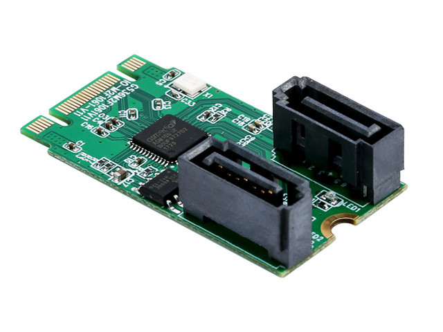 IO Crest M.2 (PCIe) to 2 Port SATA 6G Adapter - IO-M2F1061R-2IR
