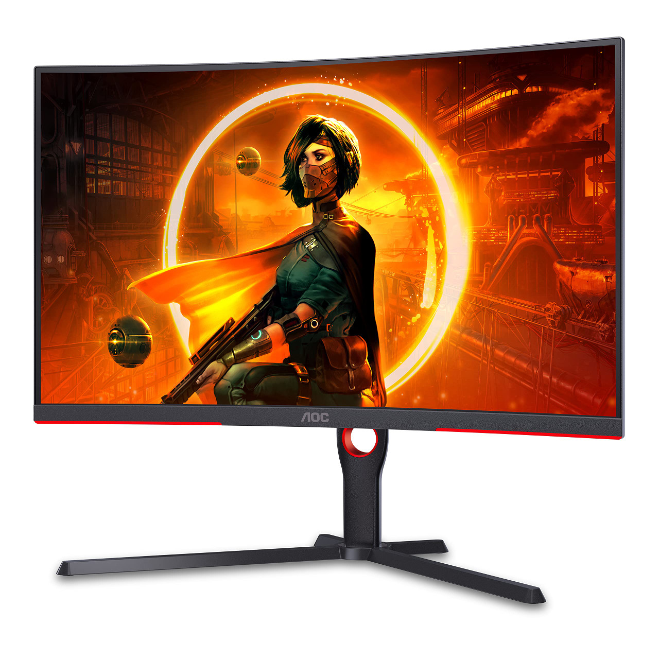 AOC Agon CQ32G3SU/BK 31.5" Gaming Monitor with Curved 1000R QHD Display, 165Hz Refresh Rate and Freesync Premium AOC Agon CQ32G3SU/BK 31.5" Gaming Monitor with Curved 1000R QHD Display, 165Hz Refresh Rate and Freesync Premium