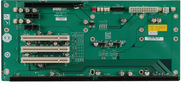 IEI 7-Slot Backplane with One PCIe X16 Slot, Two PCIe X1 Slots and Three PCI Slots - PE-7S