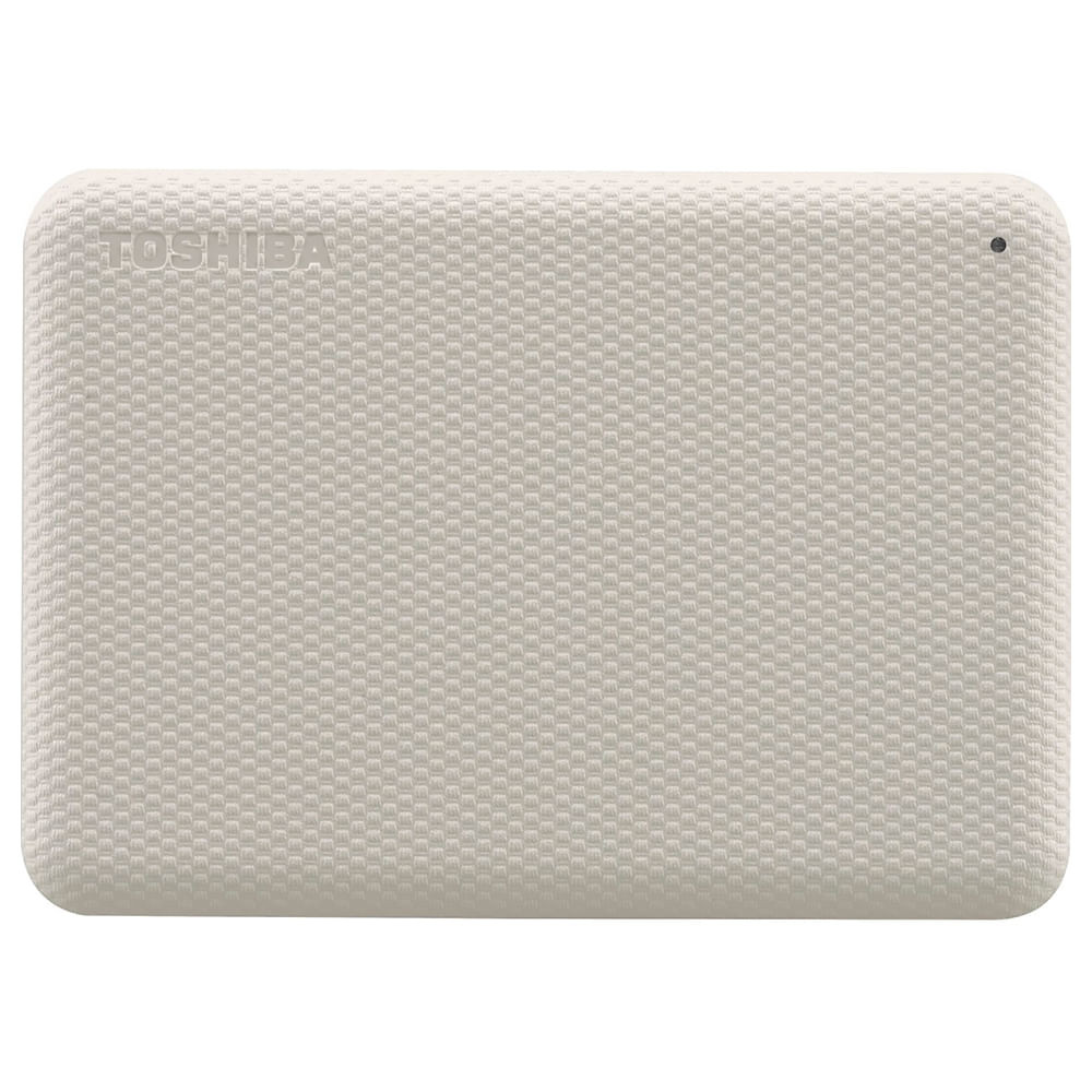 Toshiba Canvio Advance Plus Portable External Hard Drive - 2TB, White, USB 3.0 - HDTCA20XWCAB