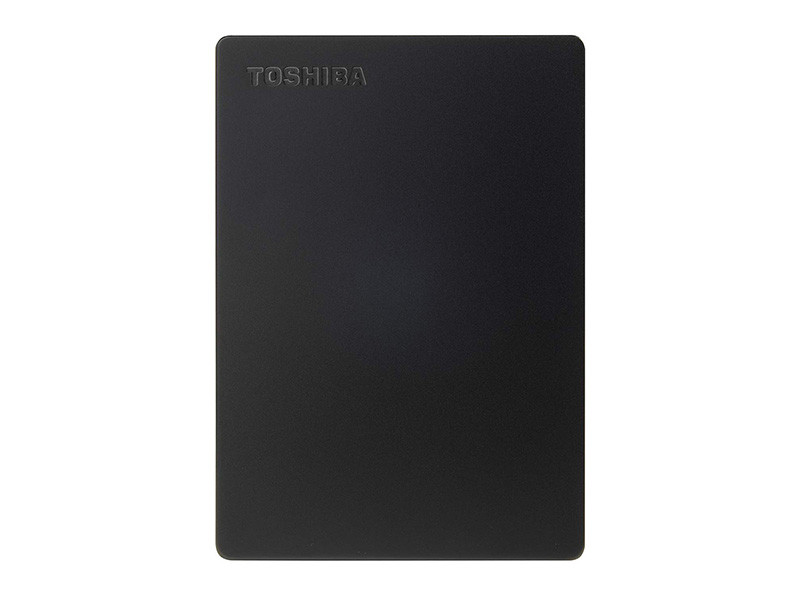 Toshiba Canvio Slim Portable External Hard Drive - 2TB, Black, USB 3.0 - HDTD320XK3EA