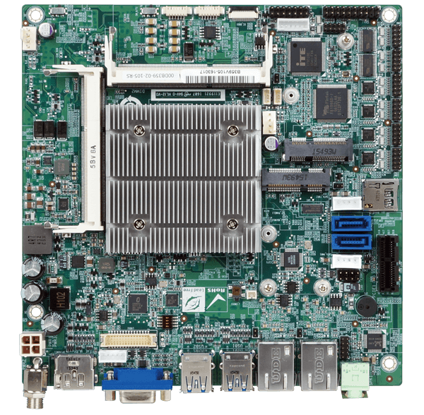IEI Thin Mini-ITX SBC Supports 14nm Intel Pentium/Celeron On-Board SoC - tKINO-BW