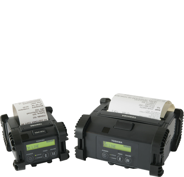 Toshiba B-EP4 label printers, Rugged Compact Design, High Endurance Li-ion Battery Life, Broad Connectivity - Toshiba B-EP4