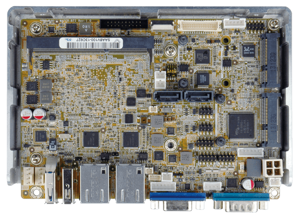 IEI 3.5” SBC with Intel 22nm Atom/Celeron On-Board SoC, VGA/LVDS/iDP, Dual PCIe GbE, USB 3.2 Gen 1 (5Gb/s), PCIe Mini, SATA 3Gb/s, mSATA, COM, Audio and RoHS - WAFER-BT