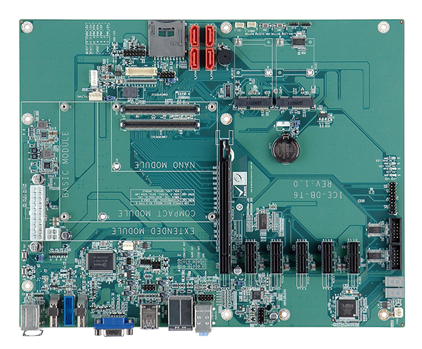 IEI Baseboard for COM Express Type 6 Module - ICE-DB-T6