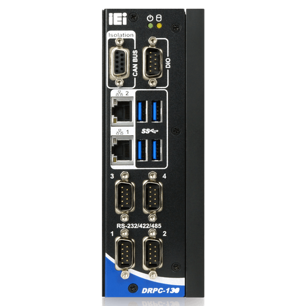 IEI Fanless DIN-Rail Embedded System - DRPC-130-AL