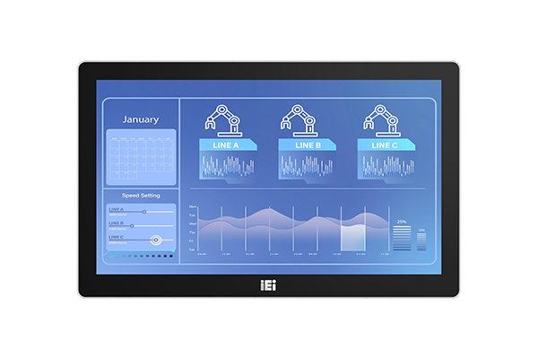 IEI 15.6” Fanless Panel PC with Intel Alder Lake P Processor - PPC2-CW156-ADLP