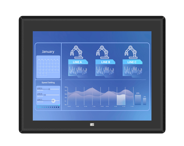 IEI 15” High Performance Panel PC with 12th Gen Intel Core i9/i7/i5/i3 and Pentium Processor - PPC2-C15-ADL