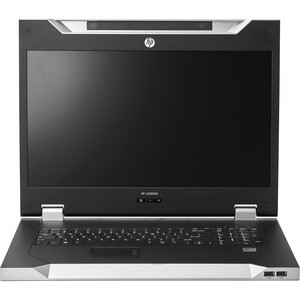 HPE LCD8500 1U INTL Rackmount Console Kit - 18.5" LCD - WXGA - 1600 x 1200 - 4 x USB - 1 x VGA - Keyboard - 1U High - AF644A.