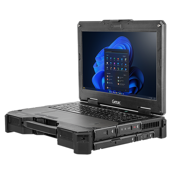Getac X600 - Intel Core i7-11850HE vPro Processor w/ Webcam Microsoft Windows 11 Pro x64 with 32GB RAM User-swappable storage: 1TB PCIe SSD (main) Sunlight Readable (Full HD LCD 1000nits) US KBD+US Power cord Membrane Backlit KBD - XR8179CABDCA