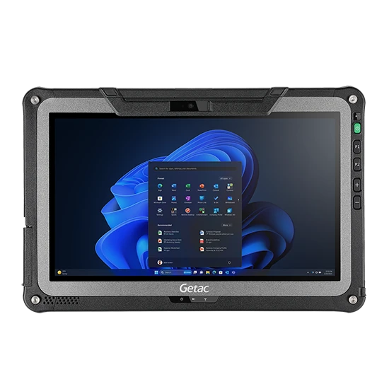 Getac F110G7 - i5-1335U, 11.6IN, Webcam, Win11 64+32GB RAM, 256GB PCIe SSD, SR Full HD LCD+TS+Digitizer, US Power, Rear Camera, Dual Batteries, WiFi+BT, RS232+RJ45, Fingerprint, 3 YR B2B Warranty - FTA174TA1DMC