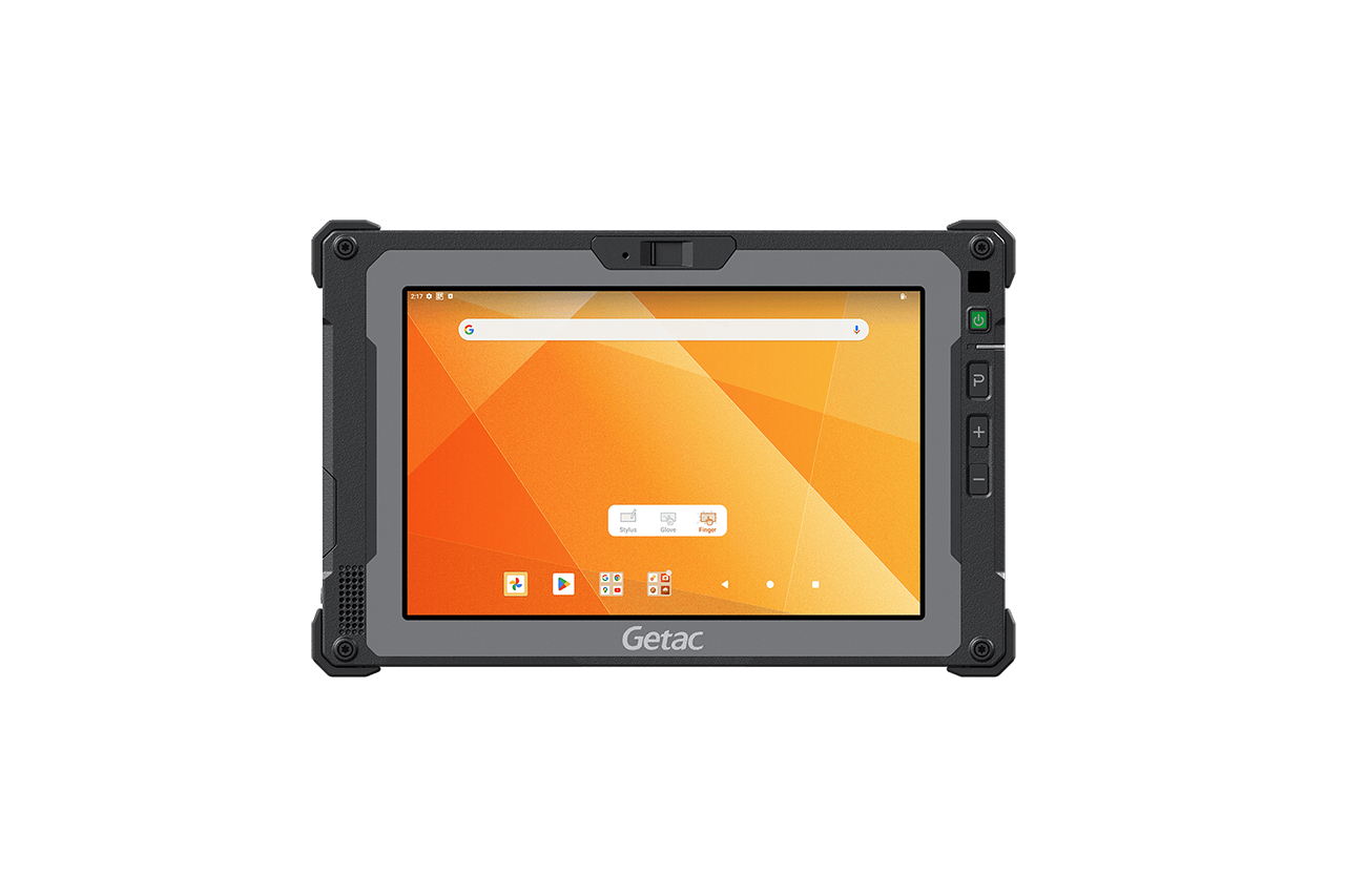 Getac ZX80 - Qualcomm QCS6490 8 With Webcam Android 13 + 12GB RAM + 256GB Storage Barcode Reader Sunlight Readable (WUXGA LCD + Touchscreen + Hard Tip stylus) USB-C AC Adapter + US Power Cord w/ Rear Camera + Internal Battery + Ho - Z8A7FHWA28YX