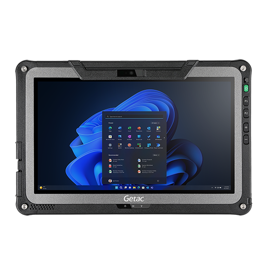 Getac F110 G6 TAA - i7-1165G7 Windows Hello Webcam W10 Pro x64 with 16GB RAM + TAA 512GB PCIe SSD SR (Full HD LCD+ Touchscreen+Hard Tip stylus) US PC Rear Camera + Tablet Hard Handle WiFi+BT+4G LTE(EM7511) GPS/Glonass+Passthrough - HTSPARE-RDPD01