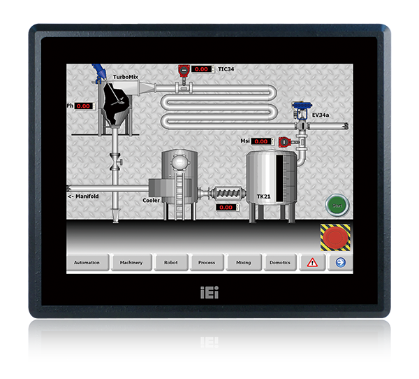 IEI 19” Fanless Panel PC Intel Bay Trail Solution - PPC-F19B-BT