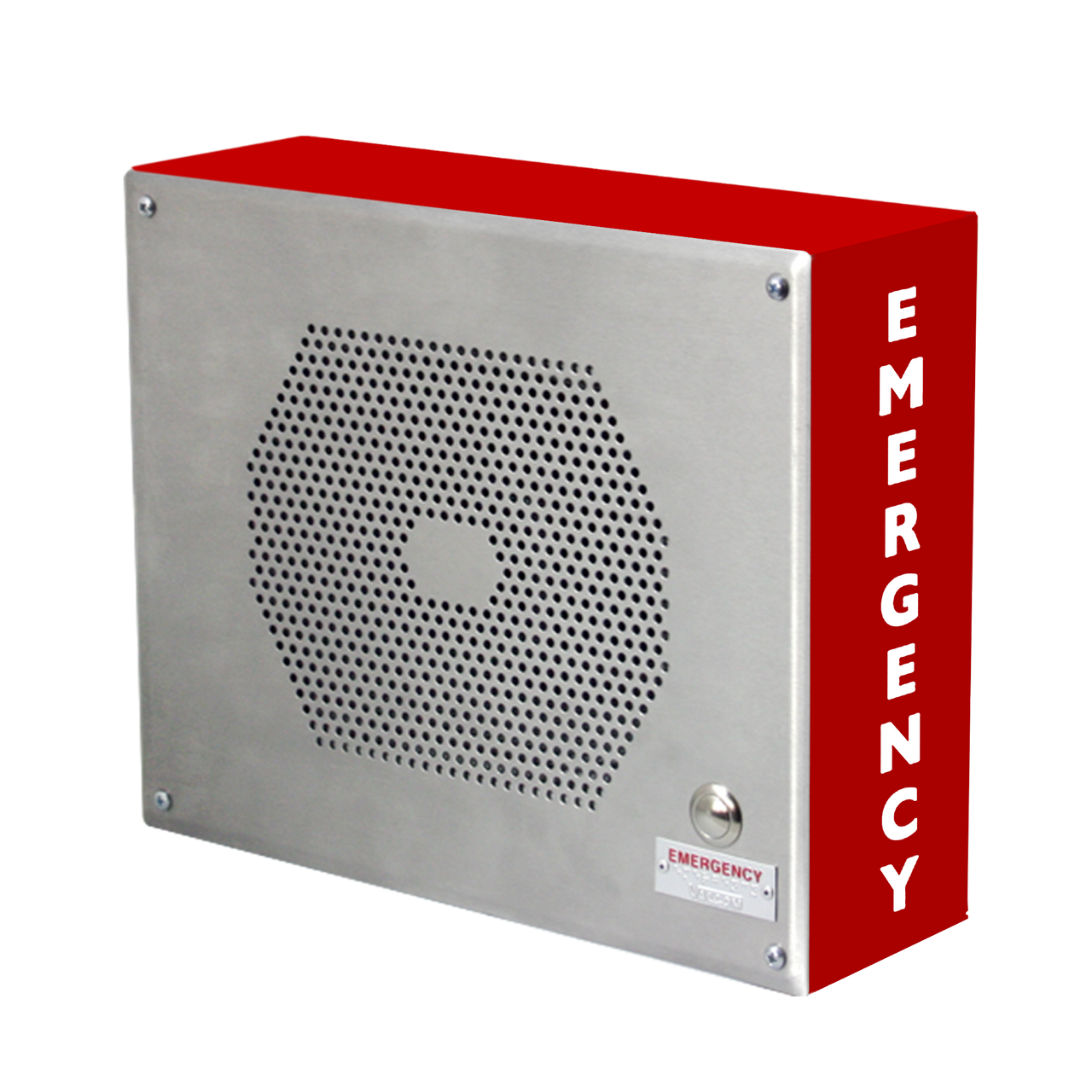 Valcom IP Emergency Call Station, Vandal-Resistant, Surface Mount, Red -Vip-9890A-Em-R Valcom IP Emergency Call Station, Vandal-Resistant, Surface Mount, Red -Vip-9890A-Em-R