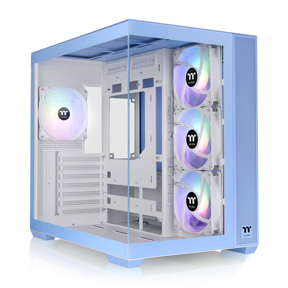 Thermaltake View 380 TG ARGB Hydrangea Blue Mid Tower Chassis - CA-1Z2-00MFWN-00