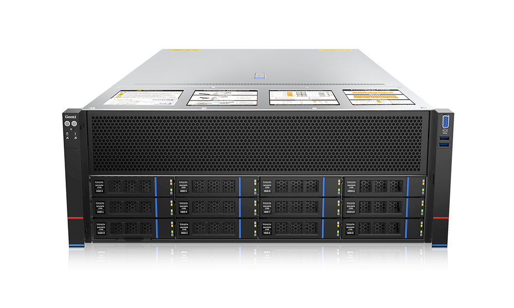 Gooxi Intel AI Server, Integrated Training and Inference - SY4108G-D12R-G4