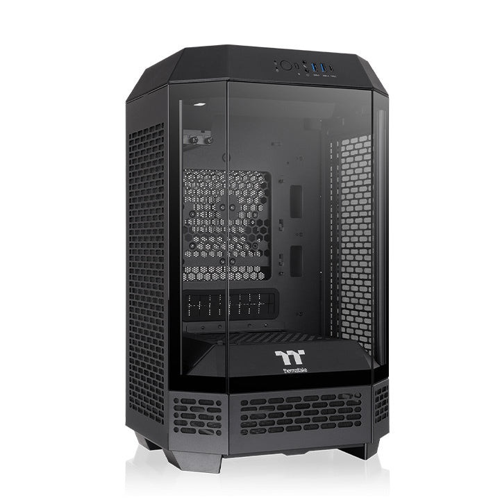 Thermaltake Tower 250 Mini Tower Chassis, Two CT120 Fans And Supports Up To Eight 120mm Fans - CA-1Z9-00S1WN-00 Thermaltake Tower 250 Mini Tower Chassis, Two CT120 Fans And Supports Up To Eight 120mm Fans - CA-1Z9-00S1WN-00
