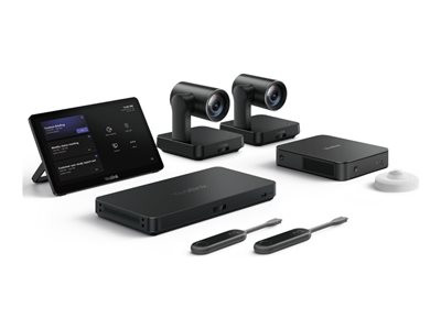 Yealink Native Microsoft Teams Rooms System For X-Large Rooms; 2X Uvc84 12X Ptz Camera, Vcr20 Remote Control, Power Adapter, Wallmount Bracket And Cables; Yealink Mcorekit-C5, Power Adapter, Cables And Wall Braket; 1X Avhub - MVC940-C5-000