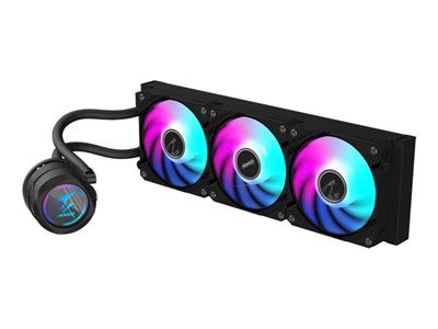 Gigabyte AORUS WATERFORCE II 240 - Processor liquid cooling system  - Radiator Size:  240 mm - (for: AM4, LGA1200, LGA1700, AM5, LGA115x Socket) - copper - 120 mm - GP-AORUS WATERFORCE II 240 G2