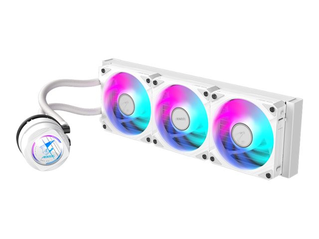 Gigabyte AORUS WATERFORCE II 360 ICE - Processor liquid cooling system - (for: LGA115x Socket, LGA1200, LGA1700, LGA1851, AM4, AM5) - copper base - 120 mm - GP-AORUS WATERFORCE II 360I G2