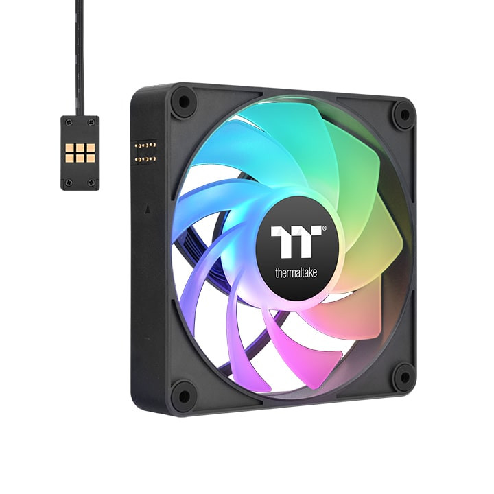 Thermaltake CT120 EX Reverse ARGB Sync PC Cooling Fan (3-Fan Pack) - CL-F192-PL12SW-A Thermaltake CT120 EX Reverse ARGB Sync PC Cooling Fan (3-Fan Pack) - CL-F192-PL12SW-A
