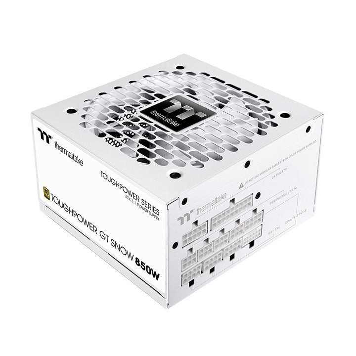 Thermaltake TOUGHPOWER GT Snow 850W, 80 PLUS Gold Efficiency and Compatible With ATX 3.1 Standards - PS-TPT-0850FNFAGU-W