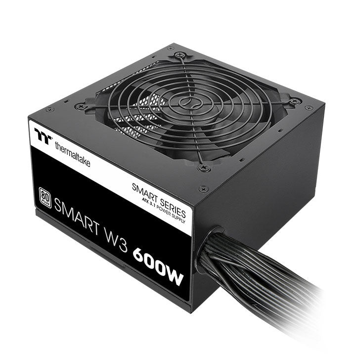 Thermaltake SMART W3 600W, 80 PLUS Certified and Compatible With ATX 3.1 Standards - PS-SPW-0600NNFAWU-1