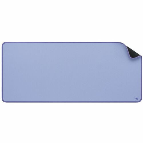 Logitech Desk Mat - Studio Series with Anti-slip Base, Spill-resistant Durable Design, Fine Weave Material, Lilac - Office, Home, Mouse, Keyboard - 27.56" Length x 11.81" Width x 0.079" Thickness - Polyester, Rubber - Lilac - 956-000148