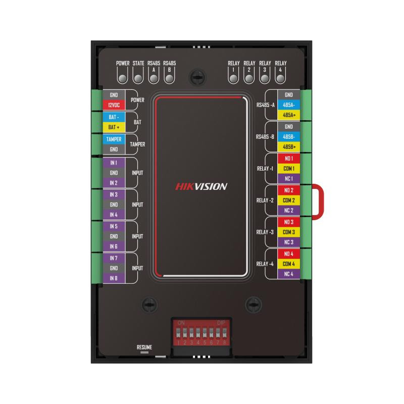 Hikvision I/O Expansion Module Supports 8 Inputs & 4 Outputs - DS-K2M0012X