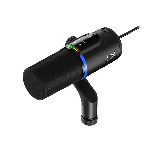 HyperX FlipCast - USB/XLR Dynamic Microphone (Black) - B2CM1AA