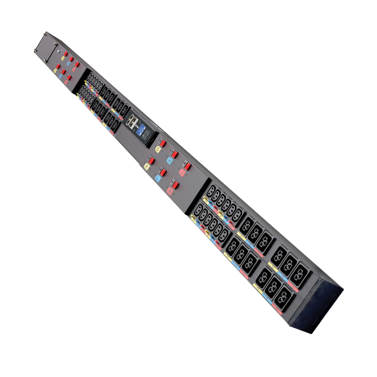 Eaton 3-Phase Managed HDX Rack PDU G4, 208V, 48 Outlets (24 C13 + 24 C39), 60A, 17kW, 460P9W Input, 6 ft. Cord, 0U Vertical, TAA - EMAGLFA5A5A5A5L